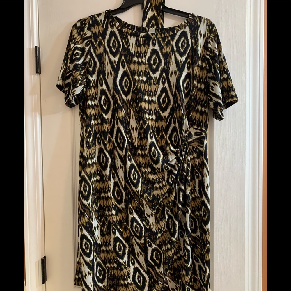 CJ Banks Short Sleeve Dress w/ Belt